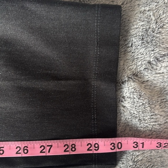 Piccadilly Pull-On Straight Leg Pants in Heather Charcoal Size 8 EUC - Picture 9 of 10